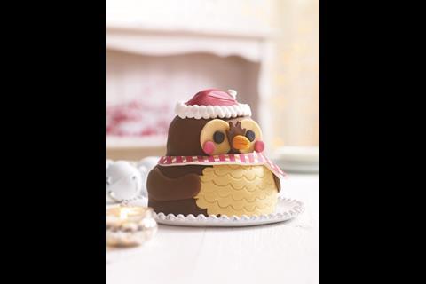 Ollie the owl cake